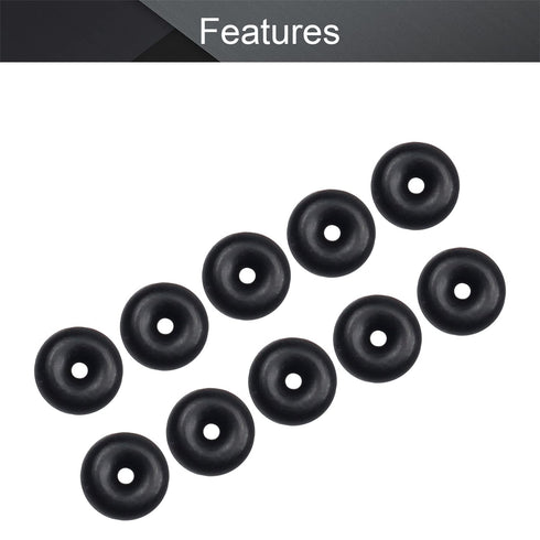 Othmro 500pcs Nitrile Rubber O-Rings, 2mm Wire Dia 6mm OD Metric Sealing Nitrile NBR Rubber Washers for Oil or Air Sealing, Professional Plumbing,...
