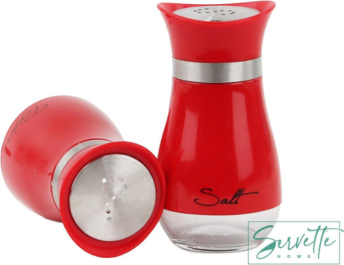 Basic Salt & Pepper Shakers - Red...