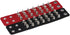 Multicolor PU Simulated Leather Silvert-tone Spikes Rivets Adjustable Buckle Bracelet, Pack of 2 PCs...