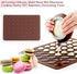 Silicone Macaron Baking Mats, 48 Cavities Silicone Mold Sheet Mat Macaroon Cookies Pastry DIY Bakeware Decorating Tools, Silicone Baking Mat Reusa...
