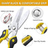Scissors Heavy duty 9-inch, Shears Multipurpose, Easy Cutting Iron Sheet, Carpet, Leathers, Tin, Wires...