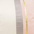 Avigers 12 x 20 Inches Pink White Gold Leather Striped Patchwork Velvet Cushion Case Luxury Modern Throw Pillow Cover Decorative Pillow for Couch ...