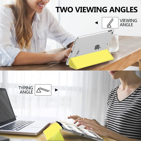 Moko Case for iPad 10.2 iPad 9th Generation 2021/ iPad 8th Generation 2020/ iPad 7th Generation 2019, Slim Stand Hard Back Shell Smart Cover Case ...