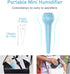 Portable Mini Humidifier USB Cool Mist Ultrasonic Humidifier with Water Bottle Premium Humidifying Unit with Whisper-Quiet Operation Automatic Shu...