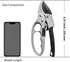 Ratchet Garden Pruning Shears Cutter,Gardening Scissors,Garden Hedge Clippers Handheld Pruners, Reinforced Design Handle Tools Scissors (B02)...