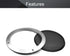Fielect 2Pcs 6.5" Speaker Grill Cover Mesh Decorative Circle SubWoofer Grill Cover Guard Protector Cover Audio Accessories Metal Trim Silver with ...