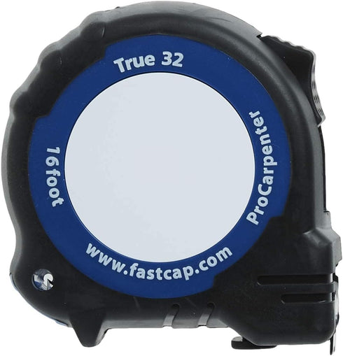 FastCap ProCarpenter True32 Metric Reverse Measuring Tape - Ideal for Professionals and Home Improvement - with Lever Action Belt Clip and Dual Lo...