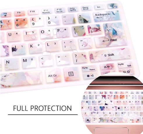 Silicone Keyboard Cover for Acer 2020-18 Flagship Swift 3 14",Swift 3 SF314-52/53/54/55/56/57,Aspire S 13 S5-371 S5-371T 13.3",Swift 5 14" SF514,S...