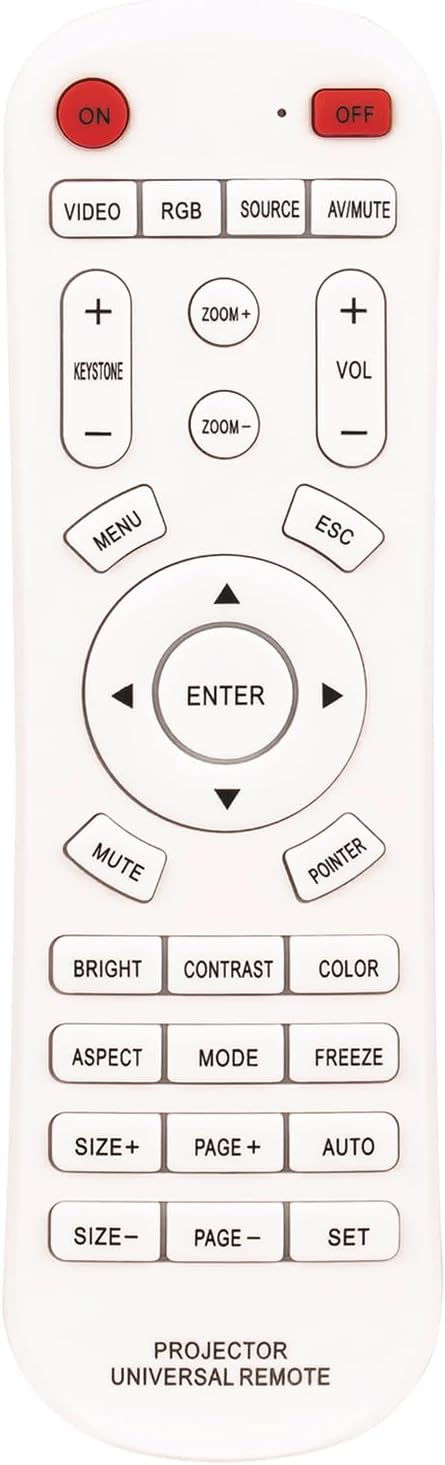 AIDITIYMI Replacement Universal Remote Control for Projector...