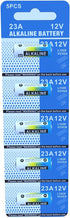 EX-ENEGY 23A A23 21/23 MN21 12V Alkaline Batteries 5 Pack for Garage Doors Opener Keyless Entry Doorbells and Alarm Remote...