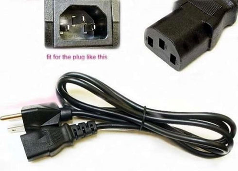 Parts Express 10ft AC Power Cord for ION Tailgater Bluetooth Speaker IPA57 Mains Cable...