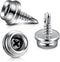 Boat Canvas Snaps Stainless Steel Screw Boat Cover Snaps Metal Snaps 3/8 Inch Socket Snap Screw Stud Canvas Snap Tool for Boat Covers (24 Pcs)...