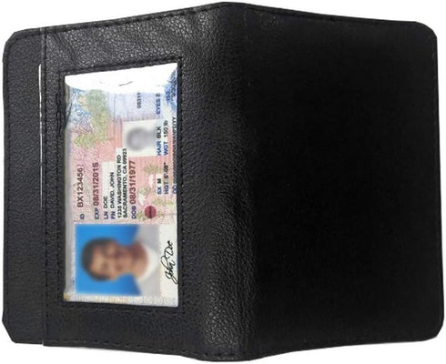 Credit Card Holder Wallet RFID Blocking Leather Wallet for Men and Women with Zipper, Huge Storage Capacity...