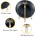 Plate Stand, Black and Gold 2-Pack 6 Inch Iron Easel Stand for Display, Plate Holder for Decorative Plates, Plaque, Photo Frame, Artwork and Colle...