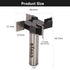 CNC Spoilboard Surfacing Router Bits,4 Wings 1/2" Shank 2" Cutting Dia Flattening Router bit for Woodworking Tools...