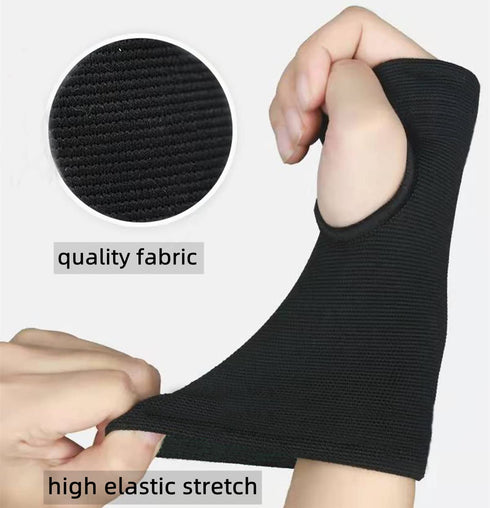 Palm Brace Wrist Support Sleeves (1 Pair), Everyday Use Wrist Brace, Compression Carpal Tunnel for Wrist Pain Relief, Fitness Gloves, Sports Glove...