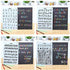 8Pcs Plastic Letter Stencil, Alphabet Stencils Plastic Lettering Number Guide Set for DIY Craft Spraying Painting Drawing Diary Scrapbook...