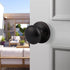 home improvement direct Dummy Door Knob, Oil Rubbed Bronze No Lock & Non-Turning Single Sided Round Knobs, 3 Pack Flat Ball Knob Without Lock for ...
