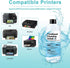 Absonic Printhead Cleaning Kit for Epson, 250mL Printer Cleaning Kit for Inkjet Printer, Print Head Cleaning Kit for HP, Canon Inkjet, Printer Hea...