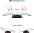 Verivue Mirrors 3.5 Inches Rectangle Shape Blind Spot Mirror for Car, Universal Fit, HD, Stick on, Frameless, Convex, Wide Angle, Side Mirror Blin...