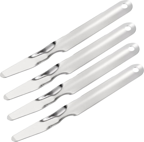 MECCANIXITY Staple Remover Tools, Flat Staplers Puller Stainless Steel for Office Home Business, Silver Pack of 4...