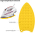 Silicone Iron Hot Protection Rest Pad Mat, Safe Surface Iron Stand Mat Ironing, 27 x 14 x 0.7cm / 10.63 x 5.51 x 0.28in (Yellow)...