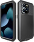 2024 for iPhone 15 Pro Max Case Cover Full Body Shockproof Dustproof Waterproof Aluminum Alloy Metal Gorilla Glass Cover Case for Apple iPhone 15 ...