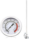 Deep Fryer/Candy/Turkey Thermometer with Clip&15 inch stem - Professional Kitchen Pot Fryer,Stainless Steel Fry Oil Thermometer for Frying,Candy a...