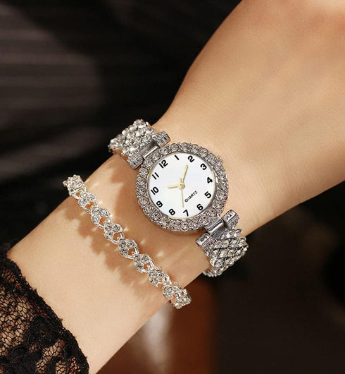 Luxury Women Wrist Watches Diamond Bracelet Watch Fashion Casual Quartz Watch Ladies Watch...