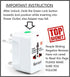 Worldwide Portable Universal Power Adapter, Plug Converter All in One International Out of Country Travel Wall Charger Plug for Wall Plug Input in...