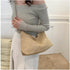 Women Small Faux Straw Bag Summer Beach Bag Woven Underarm Bag Hobo Bag Shoulder Bag Crossbody Purse Handbag 2 Pcs Set...