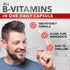 Divine Bounty Super B Complex Vitamins - All B Vitamins Including B12, B1, B2, B3, B5, B6, B7, B9, Folic Acid - Vitamin B Supplement - Support Hea...