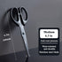 Scissors Multipurpose Craft Scissors Bulk 3-Pack, Sharp Blade Shears, Easy Grip Handles, 6.3” Stainless Steel Shaft Scissors for Office Home Schoo...