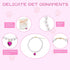 Pearl Collar for Cats Pearl Dog Collar Heart Shape Rhinestone Necklaces for Small Dogs Collar Accessories Cat Pearl Collar (Large, Violet)...
