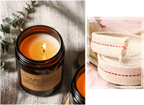 Pengxiaomei 19.5 Foot / 3 Rolls Cotton Oil Lamp Wick, Replacement Oil Lanterns Wick for Oil Lamps and Oil Burners...