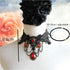 Cathercing Halloween Gothic Black Choker Necklace for Women Vampire Red Choker Vintage Halloween Vampire Accessories Jewelry Costume Cosplay Party...
