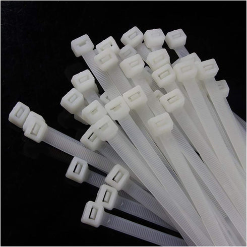 Zip Ties 16 Inch 100 per pack with 70 Pounds Tensile Strength Heavy duty cable ties White Self-Locking Nylon Wire Ties...