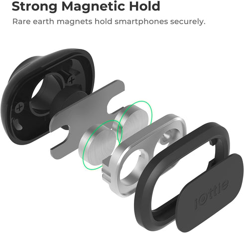 iOttie iTap 2 Magnetic Dashboard Car Mount Holder || Cradle for Samsung Galaxy S22, Google Pixel 7, Motorola Moto G, OnePlus 10, Sony Xperia & Oth...