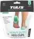 Tuli's Heavy Duty Heel Cups, Cushion Insert for Shock Absorption, Plantar Fasciitis, Sever’s Disease and Heel Pain, Made in the USA, Regular, 1 Pa...