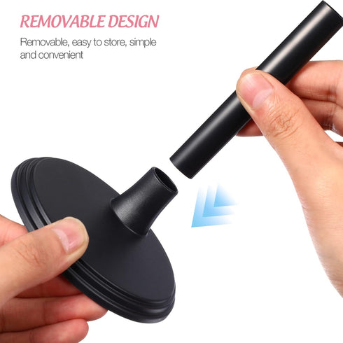 Toyvian 9 Inch Doll 2 Pcs Doll Support Stand Black Doll Brackets Doll Holder Figures Adjustable Display Rack Action Figure Stand Doll Rack Display...