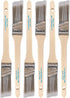 Vermeer Paint Brushes - 6-Pack - 1" Angle Sash Brushes for All Latex and Oil Paints & Stains - Home Improvement - Interior & Exterior Use...