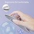 Uiosmuph G11 Wireless Mouse, USB C Rechargeable Computer Mouse, Slim Silent Mice 2.4GHz Optical with USB Nano Receiver and Type C Receiver for Lap...