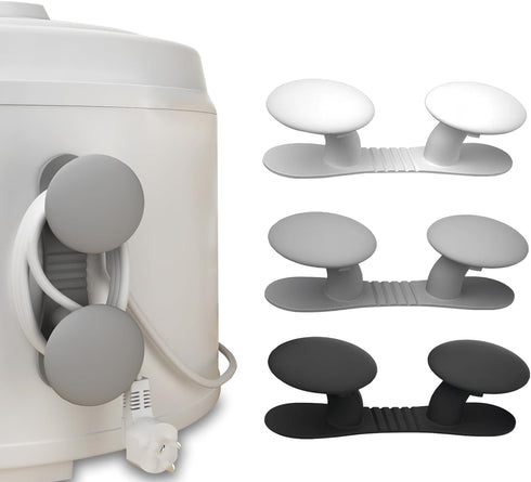 Upgraded Cord Organizer Cord Holder Wrap for Kitchen Small Appliances Keepers Accessories Stick On Cable Wire Management for Air Fryer Mixer Toast...