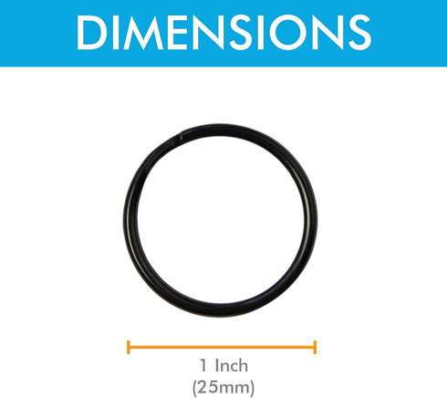 Key Rings Key Chain Metal Split Ring Bulk (Round Edged 1 Inch Diameter) 100pcs, for Home Car Keys Organization, Arts & Crafts, Lanyards, Electropl...