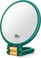 1x 30x Magnifying Travel Mirror, Hand Mirror with Handle - Double Side Hand Held Mirror with 1x30x Magnification & Foldable Handle, Portable Trave...