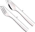 Begale 12-piece Stainless Steel Tea Spoons and Tasting Appetizer Cake Forks, 6 Tasting Forks + 6 Teaspoons...