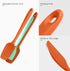 U-Taste Silicone Baking Spatula Set: 600ºF High Heat Resistant, Food Grade Flexible Rubber Kitchen Cooking Mixing Scraper, Food Grade Seamless Ute...