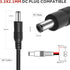 79inch Trail Camera Power Cord: DC External Power Cable,5.5x2.1mm DC Plug Compatible, Ideal for Connection with Portable Power Banks, Solar Panels...
