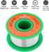 Solder Wire Lead-Free Electronics Alloy Rosin Core No Clearn 1.5mm 100g, Electronic Soldering Wire Flow Well Sn99 Ag0.3 Cu0.7 Electrical Soldering...
