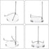 Hipiwe Adjustable Metal Arm Display Stand Easel with Round Acrylic Base Decorative Plates Display Easel Holder for Plate Agate Slice Fossils Cryst...